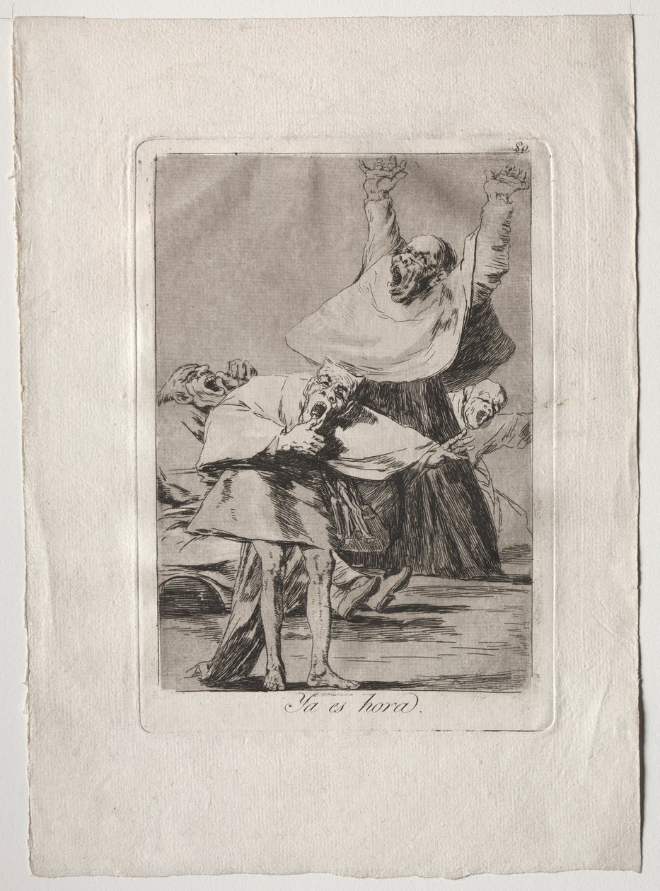 Ochenta Caprichos: On aika, 1793-1798. tekijältä Francisco de Goya