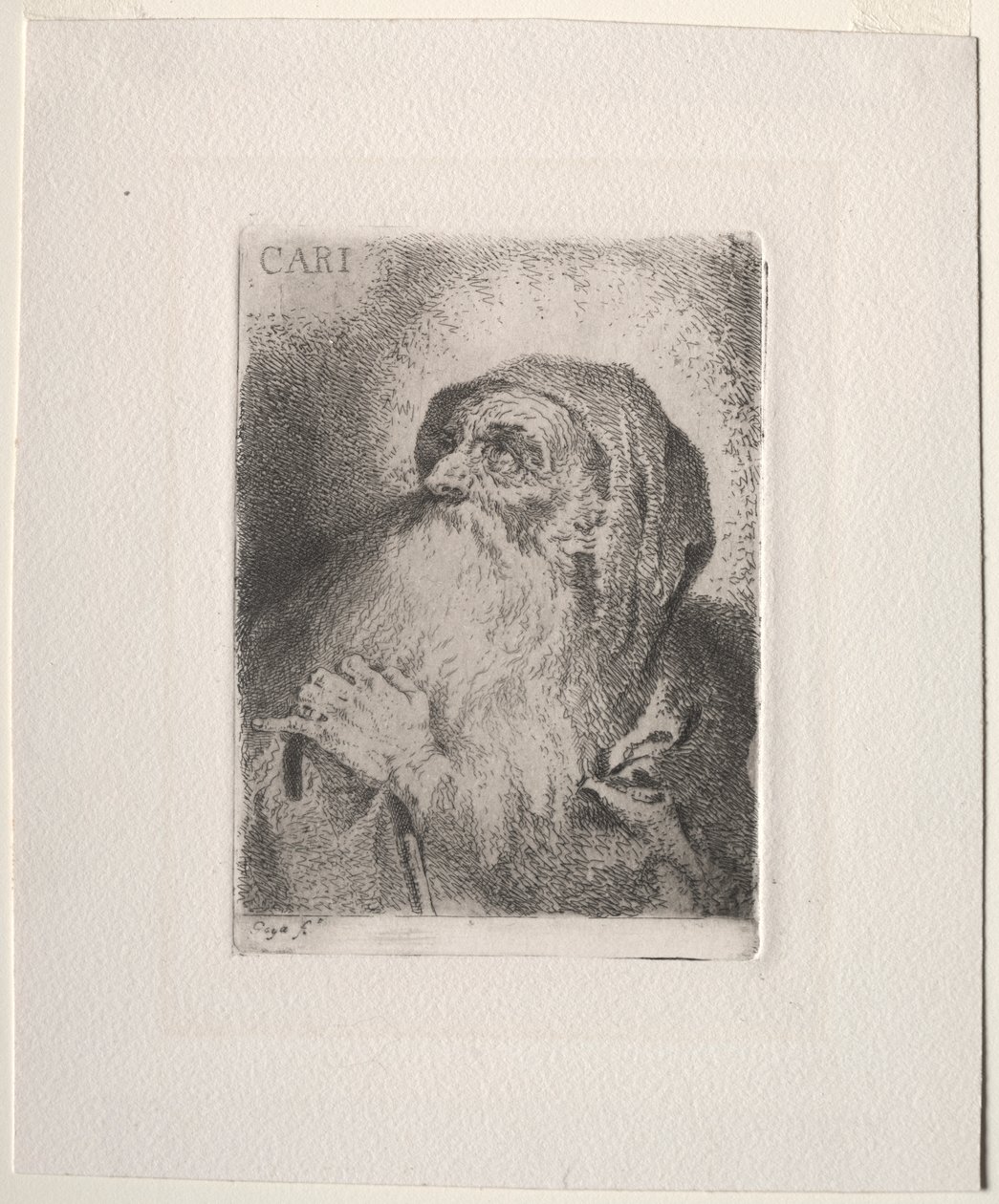 Pyhä Franciscus Paulalainen (Caritas) tekijältä Francisco de Goya