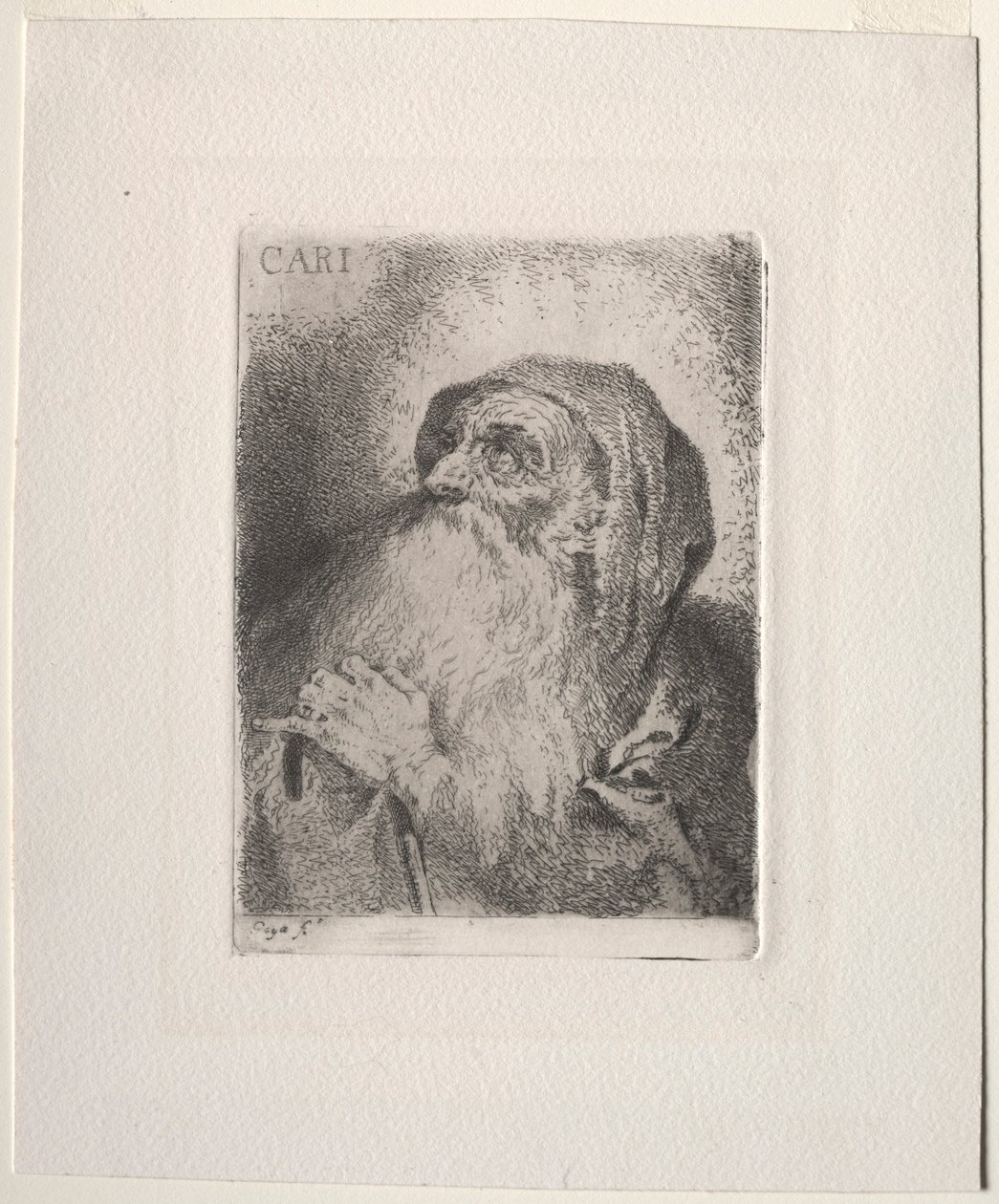 Pyhä Franciscus Paula Caritas, 1780. tekijältä Francisco de Goya