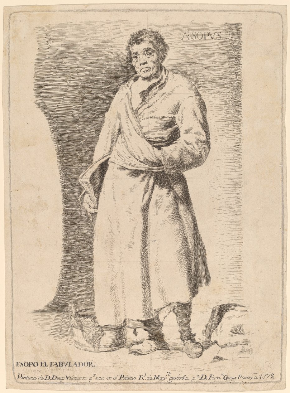 Aesopvs (Aesop) tekijältä Francisco de Goya after Diego Velázquez