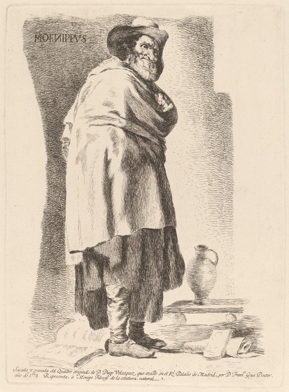 Moenippvs (Moenippus) tekijältä Francisco de Goya after Diego Velázquez