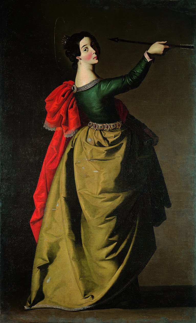 Pyhä Ursula, 1635-1640 tekijältä Francisco de Zurbaran