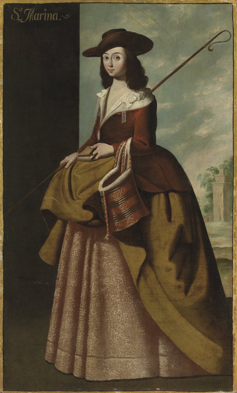 Pyhä Margareta Antiokilainen, 1656 tekijältä Francisco de Zurbaran