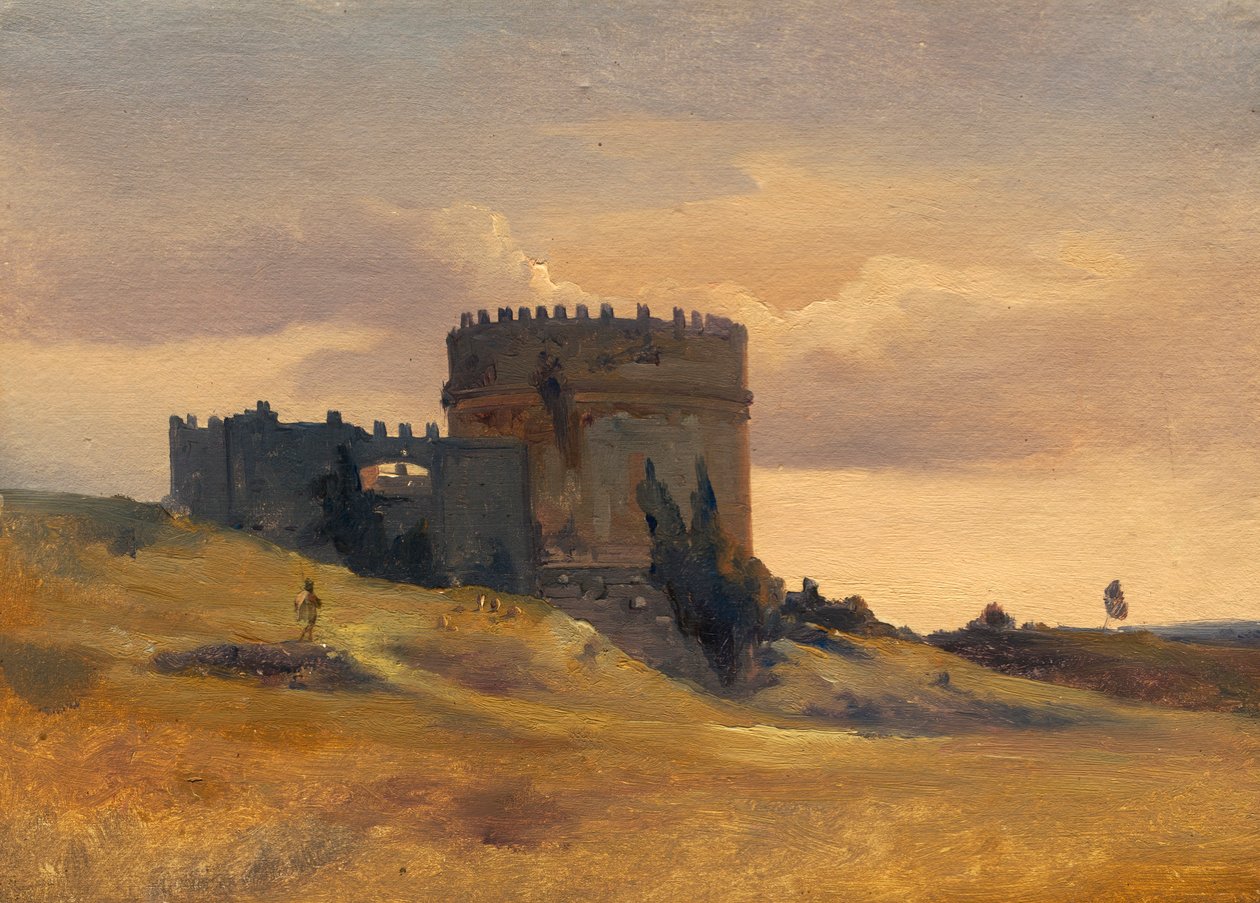 Cecaelia Metellan hauta, noin 1830 tekijältä Francois Antoine Leon Fleury