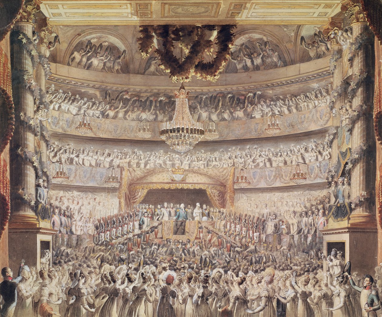 Louis XVIII (1755-1824) Theatre de l