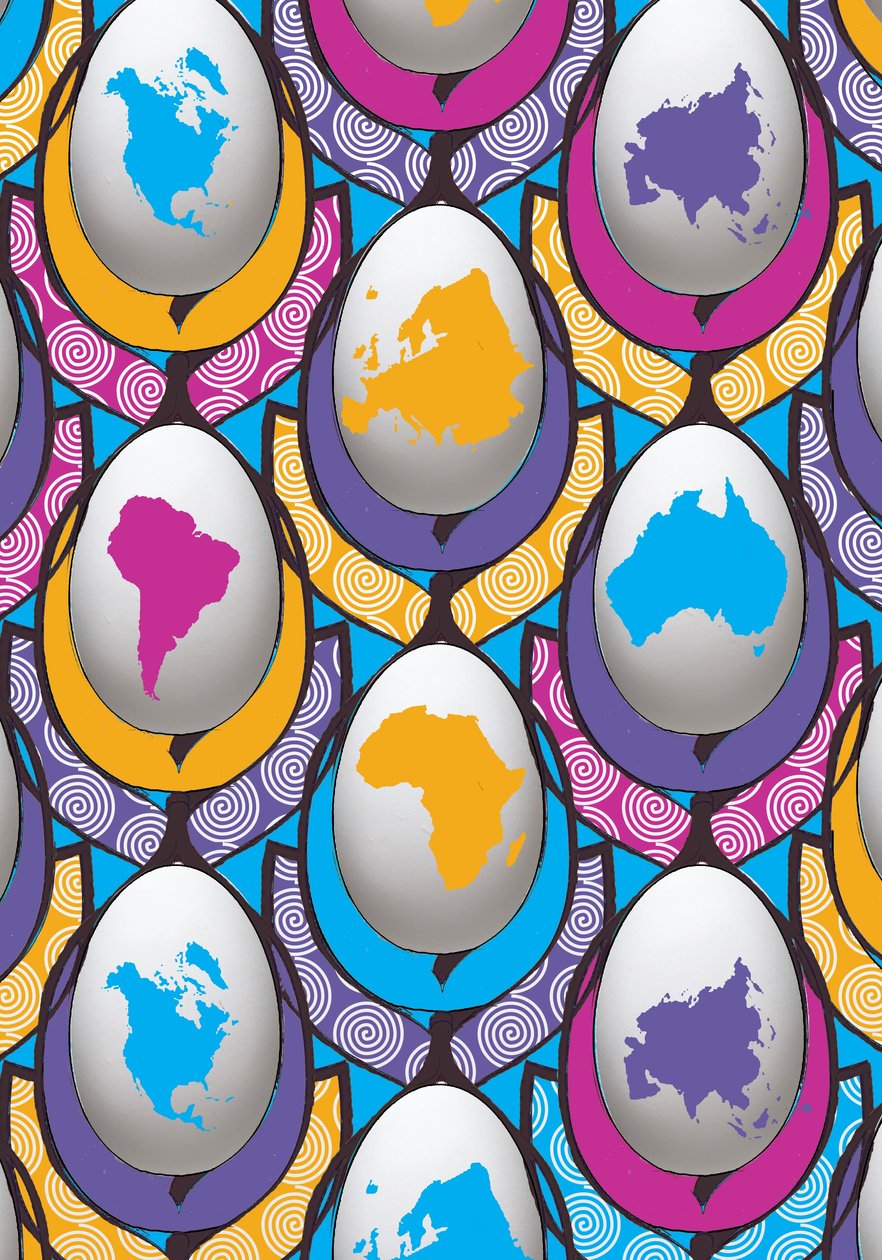 WorldWideEgg, 2015, (digitaalinen) tekijältä Francois Domain