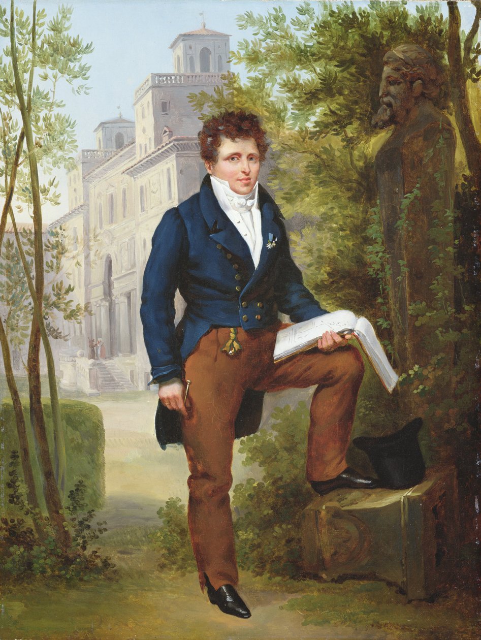 Nicolas-Pierre Tiolierin muotokuva, n. 1817 (katso pari 282838) tekijältä Francois Edouard Picot