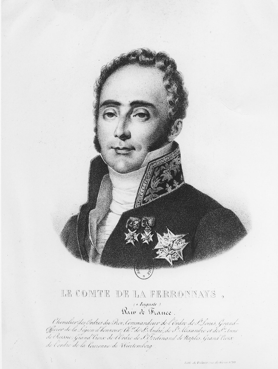 Kreivi Auguste de la Ferronays (1777-1842) tekijältä Francois Le Villain