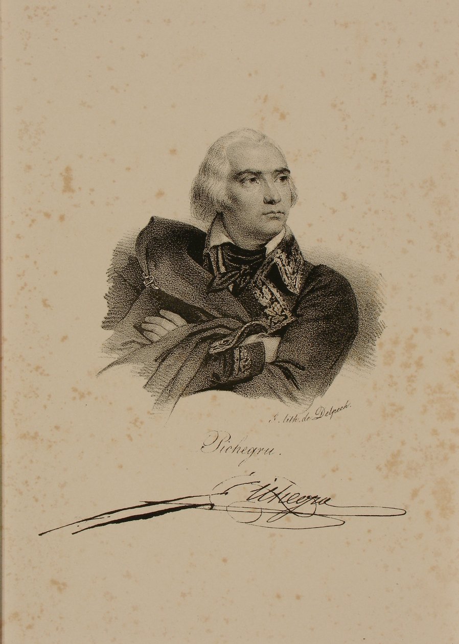 Kenraali Charles Pichegru (1761-1804) tekijältä Francois Seraphin Delpech