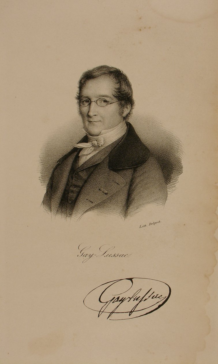 Louis Joseph Gay-Lussac (1778-1850) tekijältä Francois Seraphin Delpech