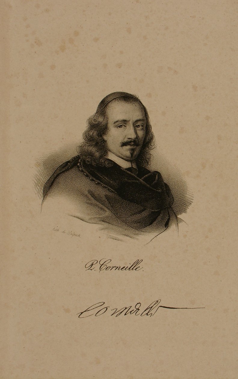 Pierre Corneille (1606-84) tekijältä Francois Seraphin Delpech