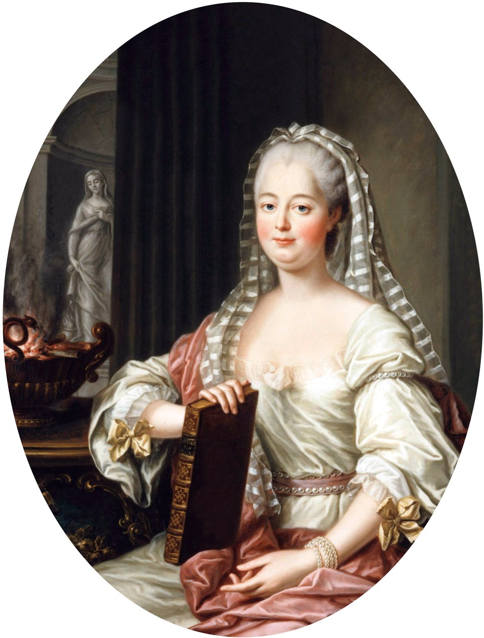 Jeanne Antoinette Poisson, Madame de Pompadour, noin 1763. tekijältä Francois Hubert Drouais