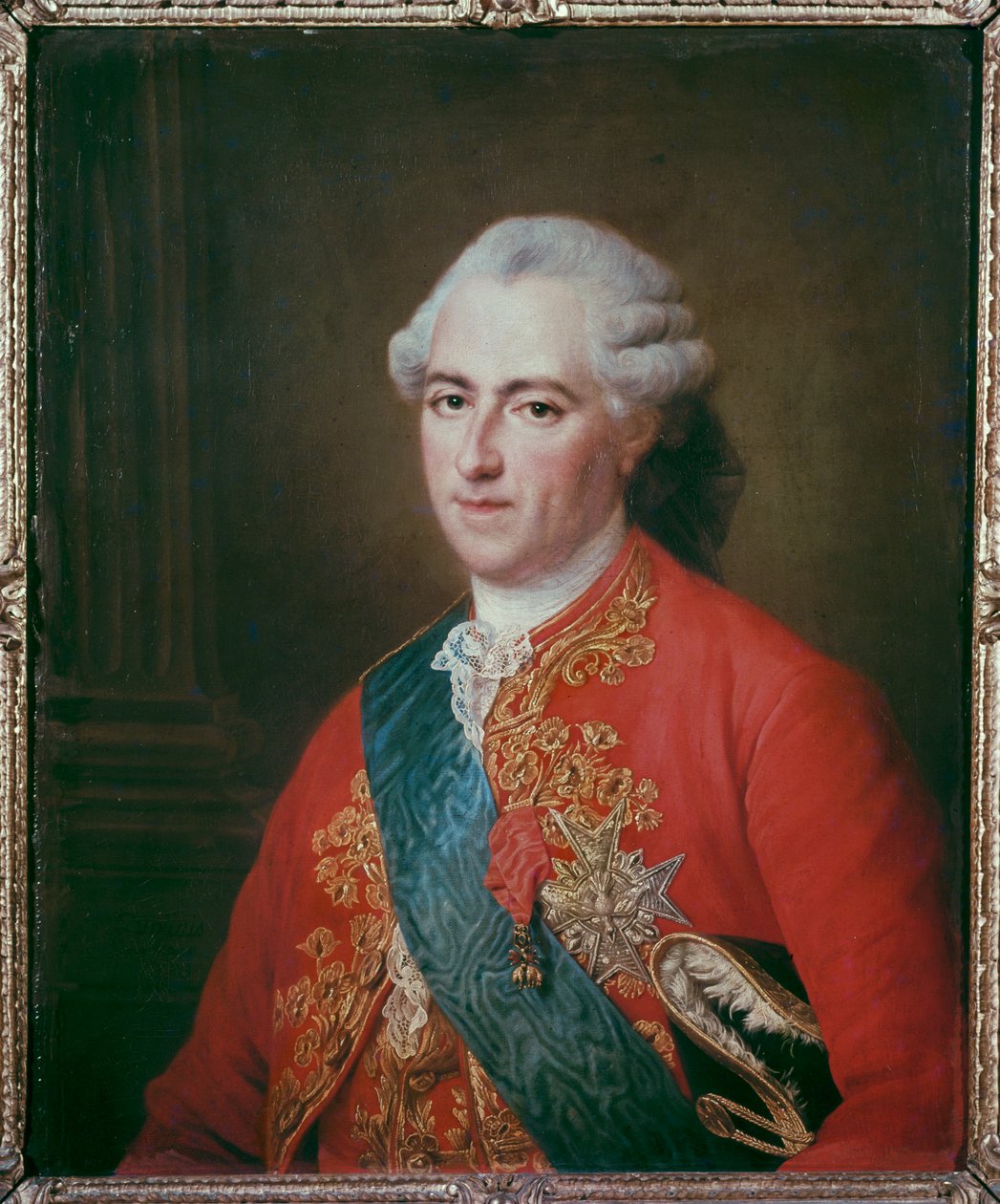 Kuningas Ludvig XV... (maalaus kankaalle) tekijältä Francois Hubert Drouais