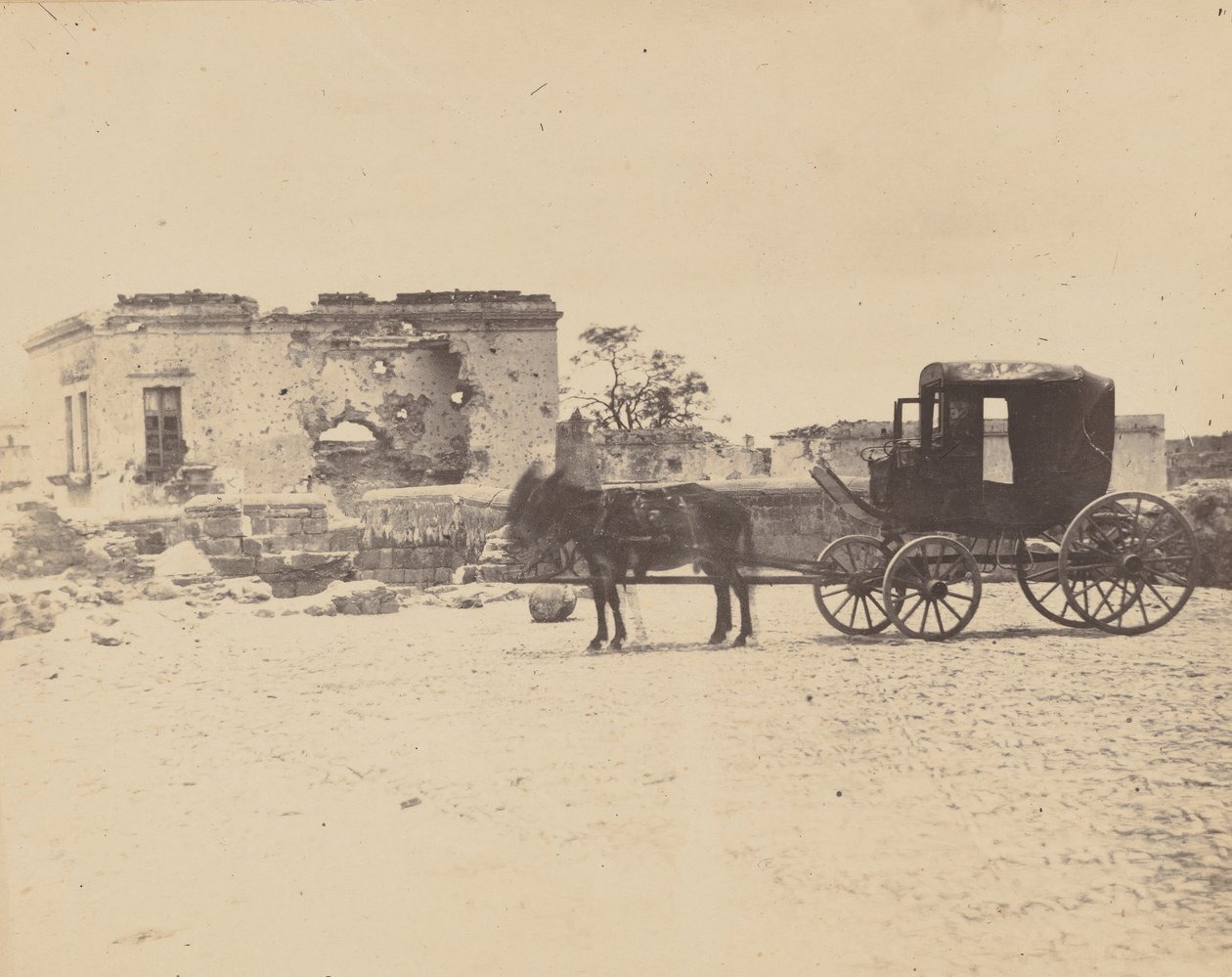[Keisari Maximilianin kuolemanvaunut], 1867. tekijältä Francois Aubert