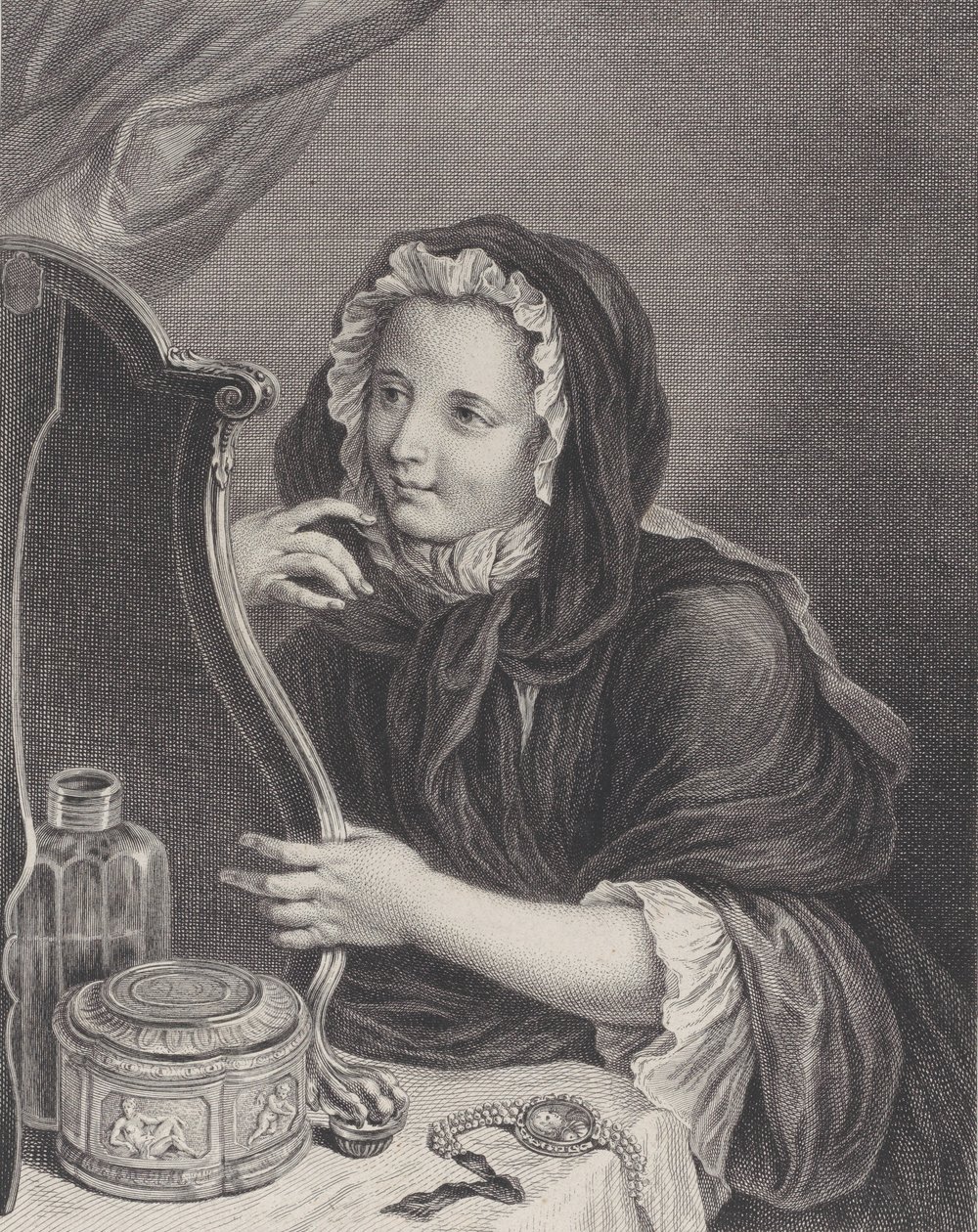 Coquettish Widow, 1724. tekijältä Francois Bernard Lepicie
