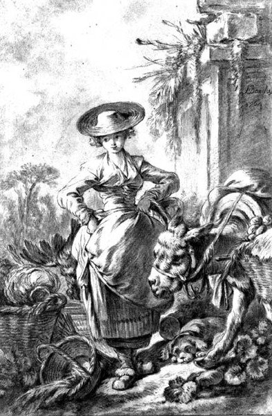 Lähdössä Marketille tekijältä François Boucher