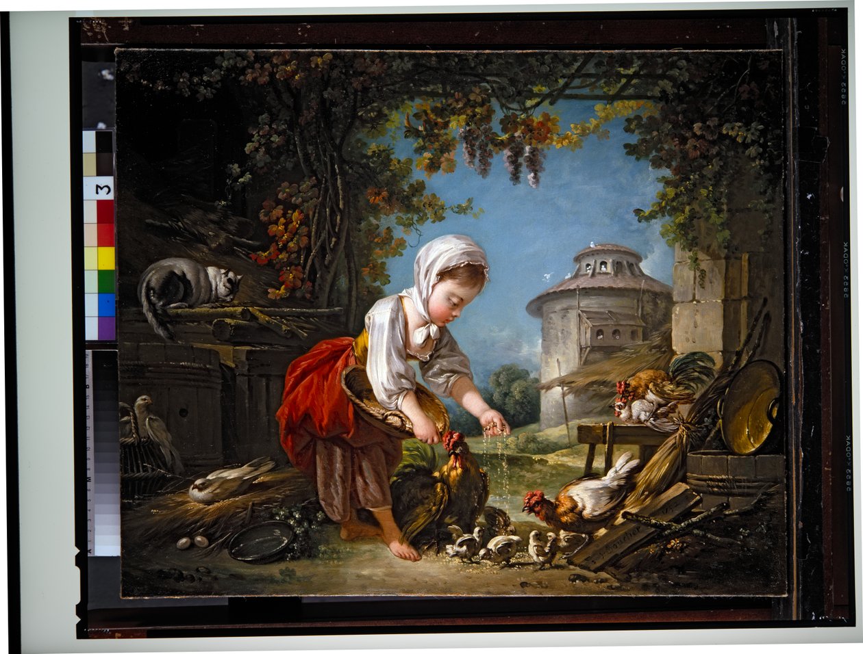 Pieni maatilan kotiapulainen tekijältä François Boucher