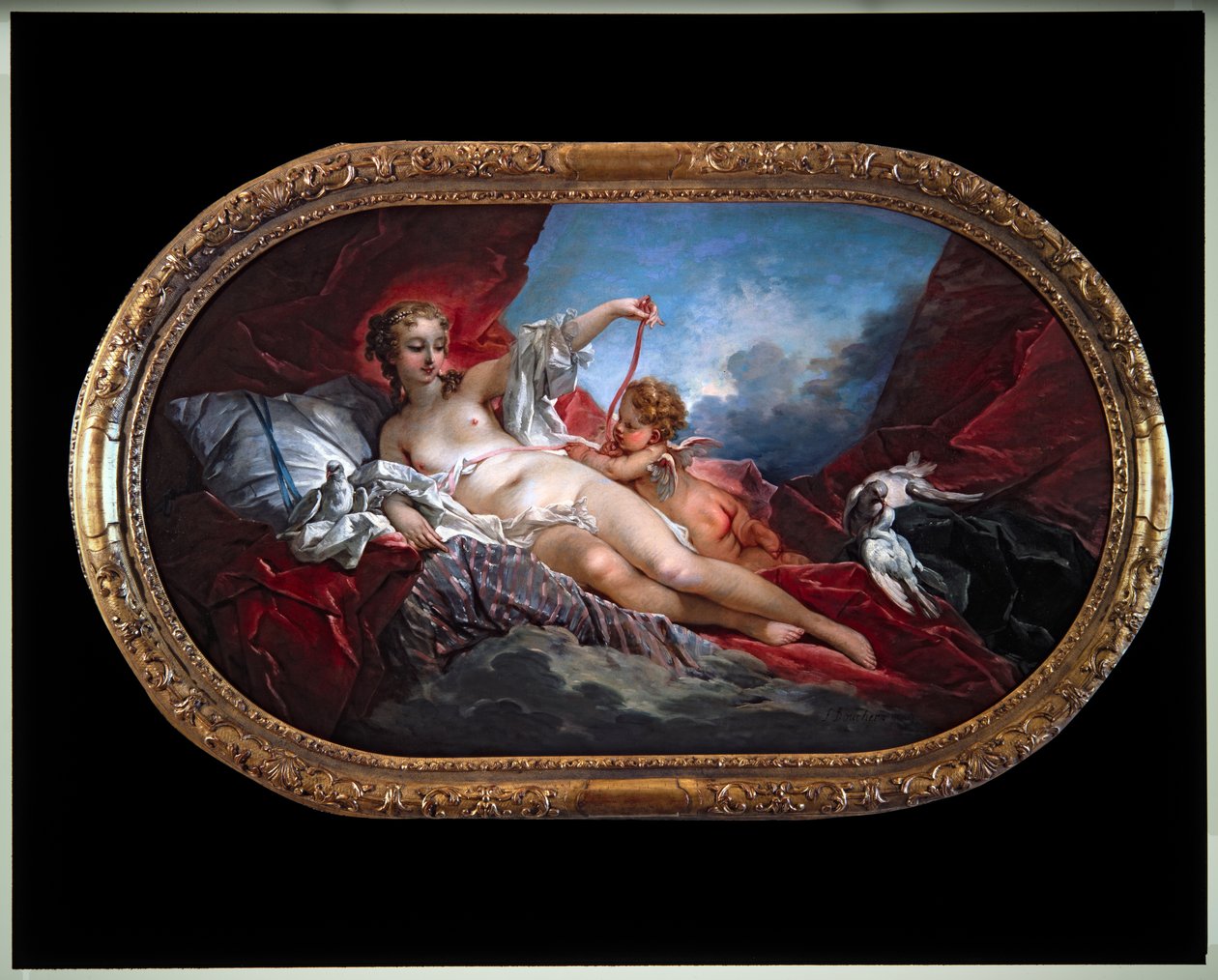 Venus  Amor tekijältä François Boucher