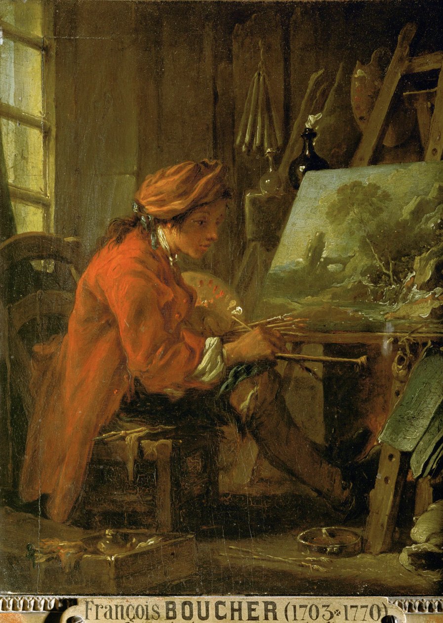 Francois Boucher, omakuva ... tekijältä Francois Bouchot