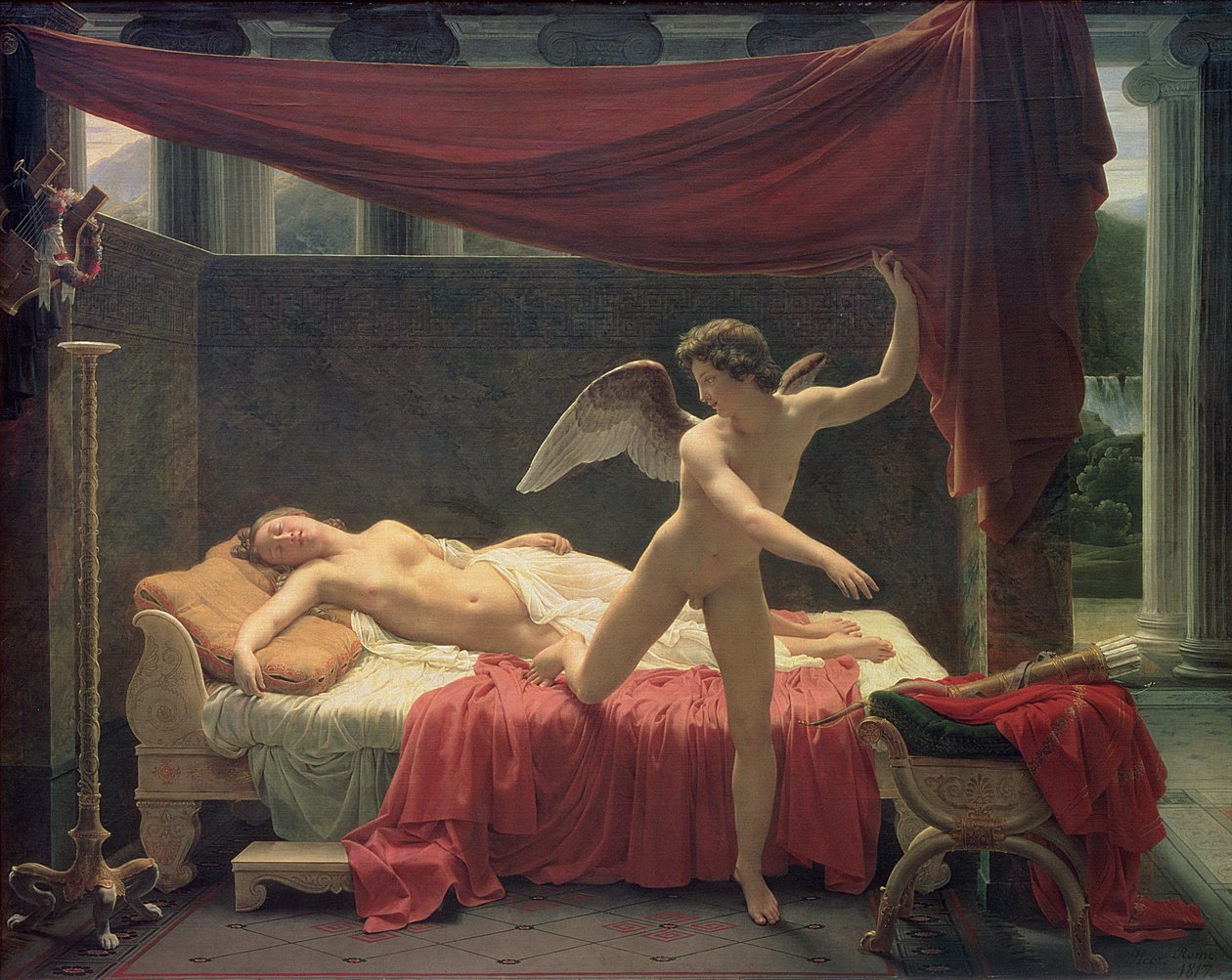 Cupid and Psyche, 1817 tekijältä Francois Edouard Picot