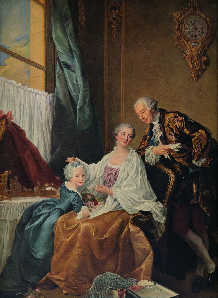Perhekuva, 1756 tekijältä Francois Hubert Drouais