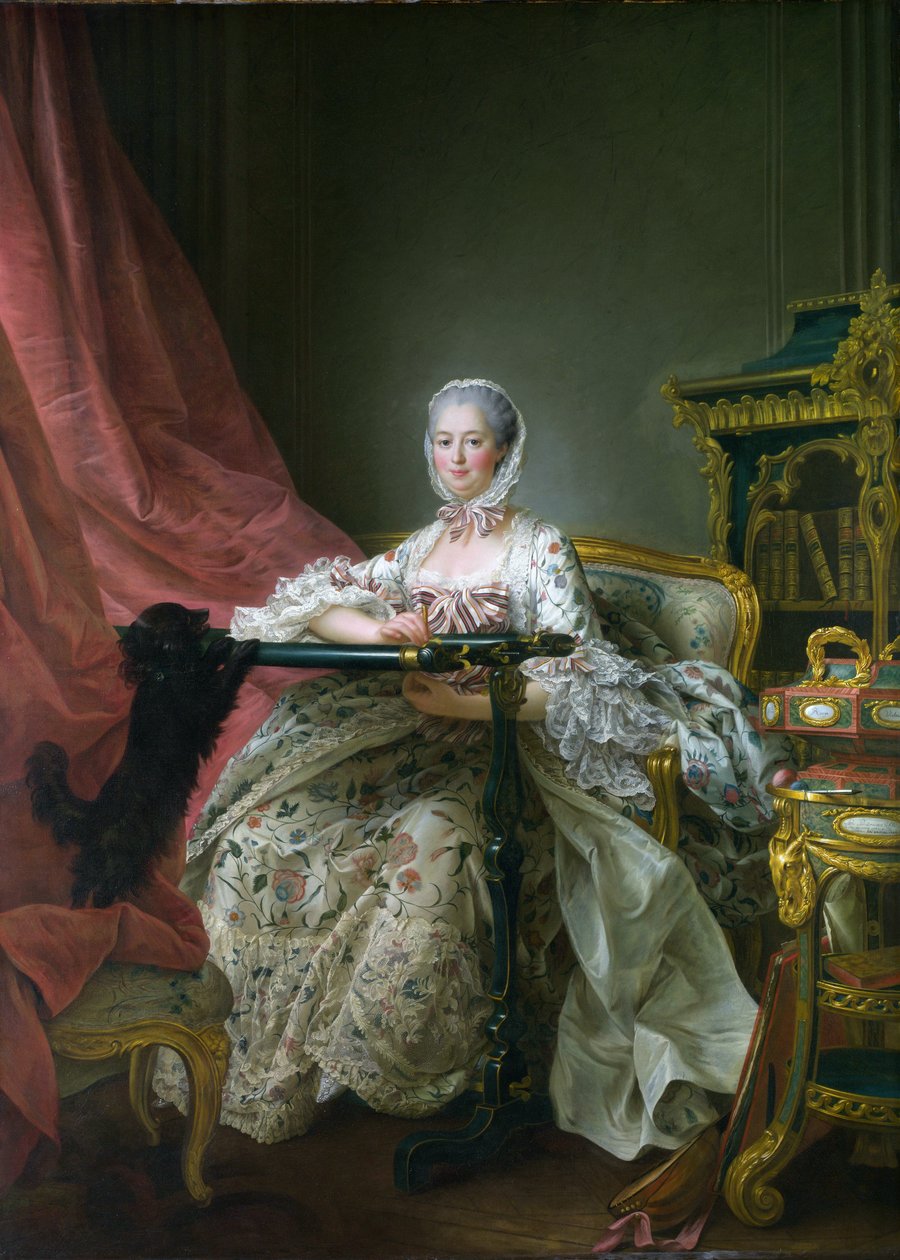 Madame de Pompadour tekijältä Francois Hubert Drouais