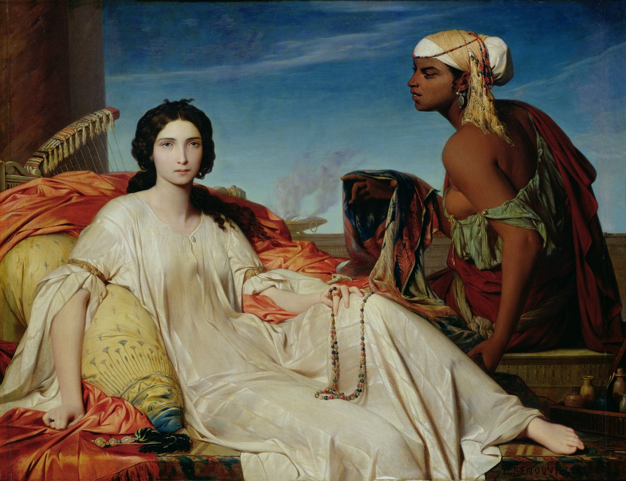 Odalisque, 1844 tekijältä Francois Leon Benouville