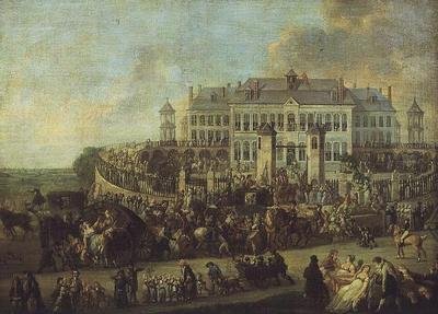 Juhla Broqueletissa tekijältä Francois Louis Joseph Watteau