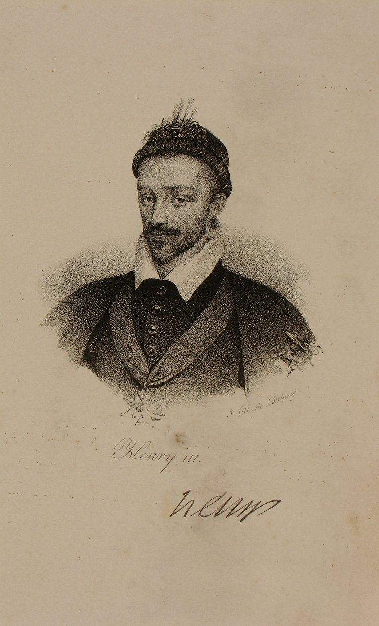 Ranskan kuningas Henri III (1551-89). tekijältä Francois Seraphin Delpech