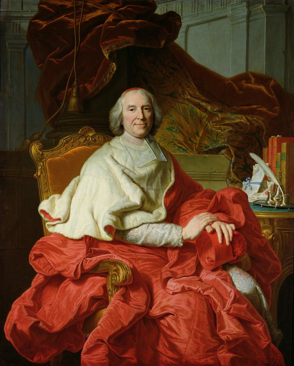 Andre Hercule de Fleury (1653-1743) 1728 tekijältä Francois Stiemart