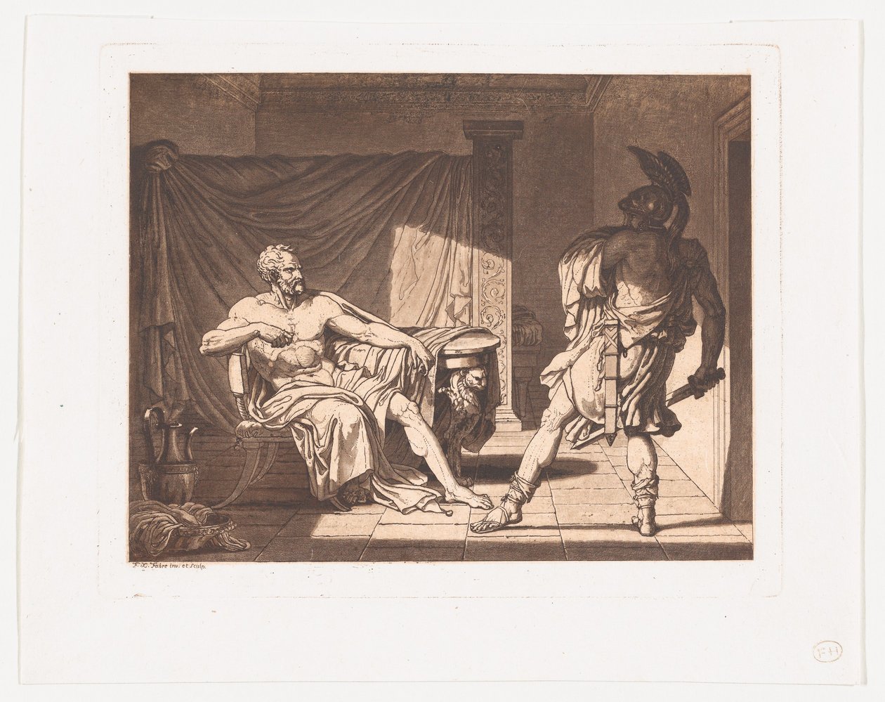 Marius Minturnaessa, n. 1796-1800. tekijältä Francois Xavier Fabre