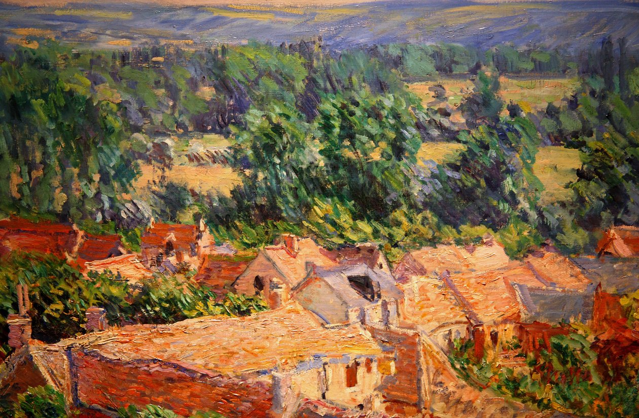 Vue du village de Giverny tekijältä Frank Kovalchek
