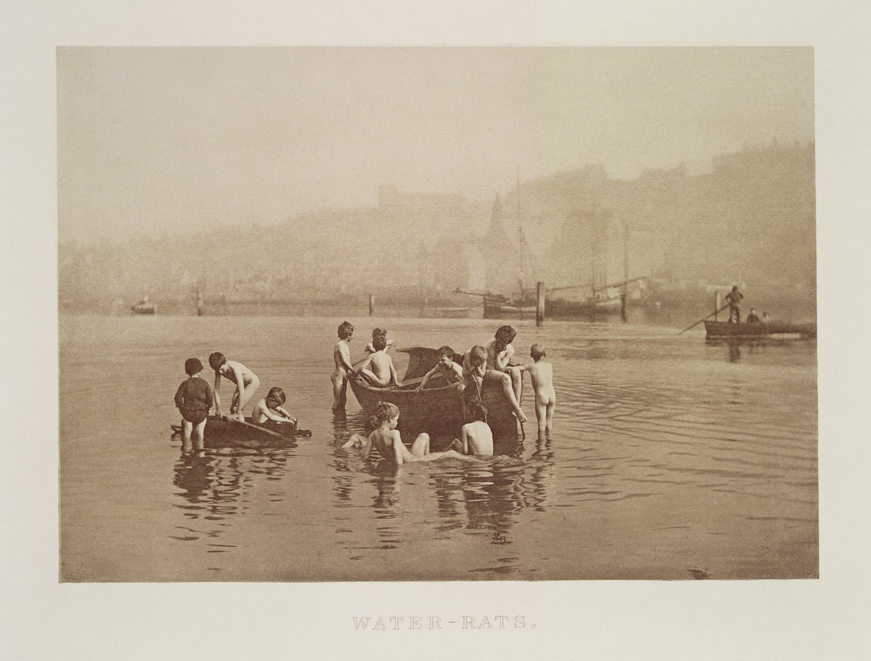 Vesirotat, n. 1889 (seepiakuva) tekijältä Frank Meadow Sutcliffe