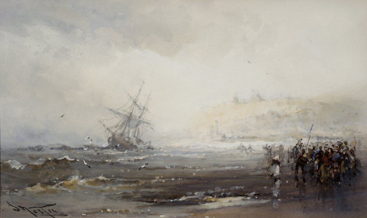 Hyly Whitbyssä, n. 1870 (wc paperilla) tekijältä Frank Wesley