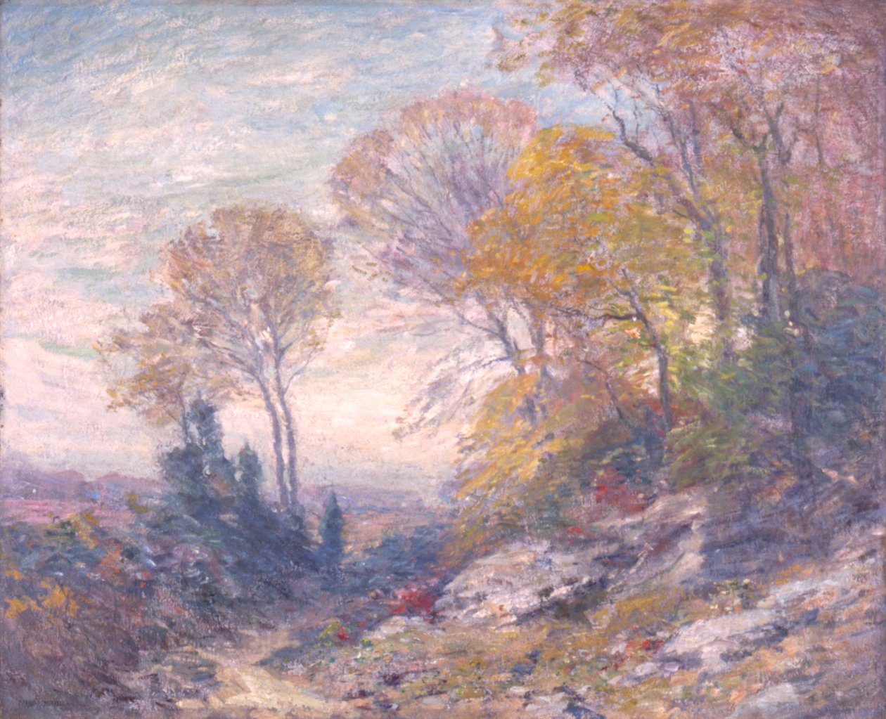 Lokakuun aamu, n. 1910. tekijältä Frank A. Bicknell
