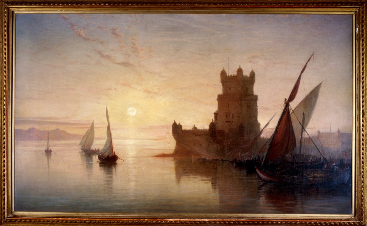 Lissabon - Balemin linna, 1850. tekijältä Frank Dillon