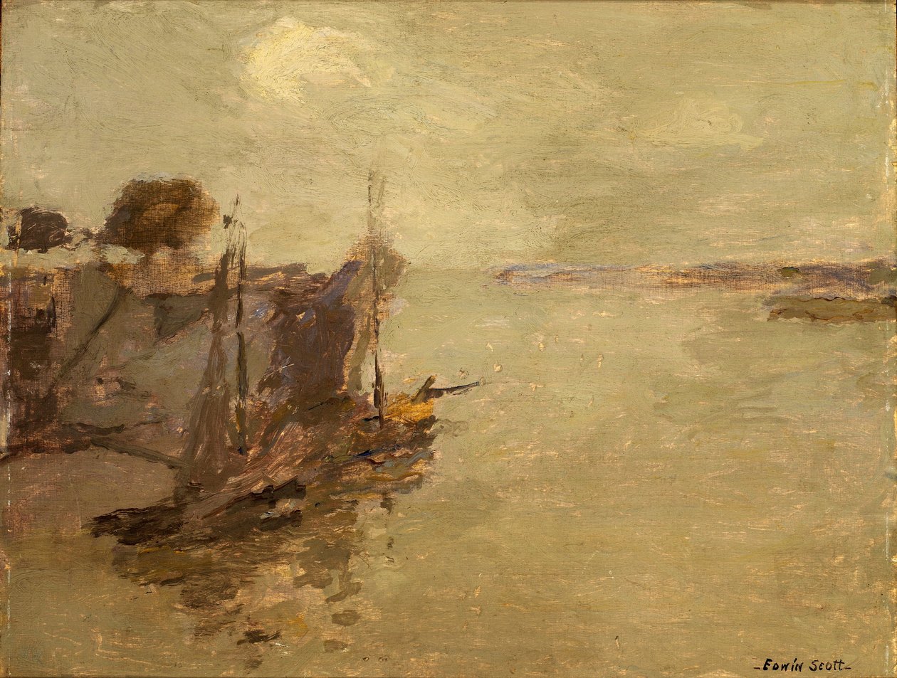 Honfleur Kalastusveneet nro. 2 tekijältä Frank Edwin Scott