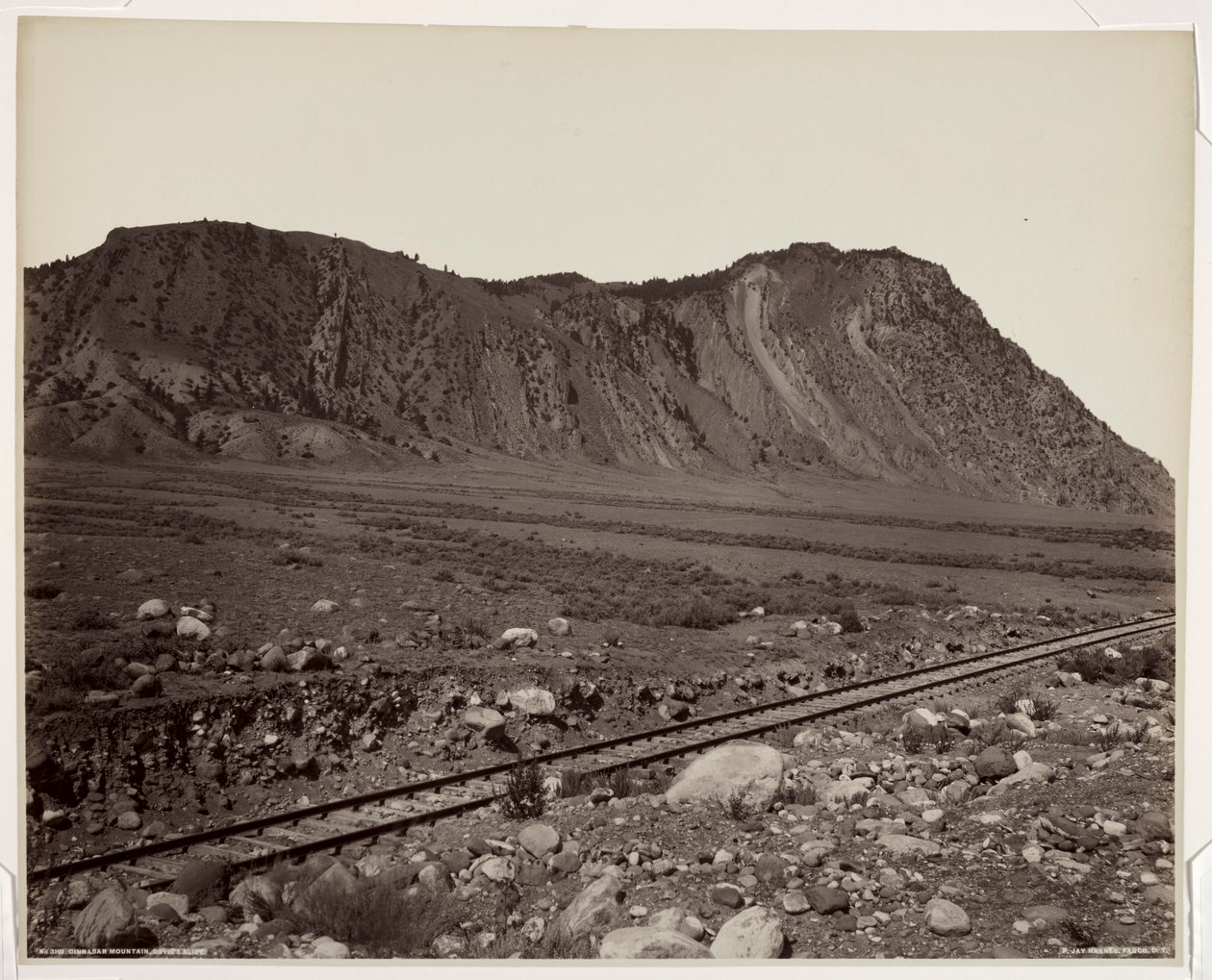 Cinnabar Mountain, Devil Slide, 1880-luku. tekijältä Frank Jay Haynes