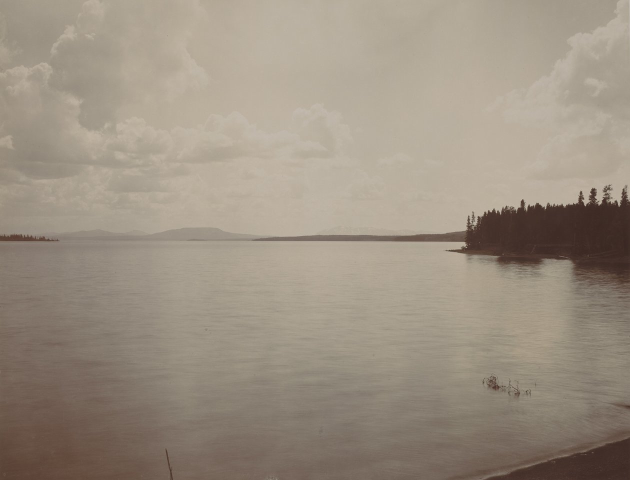 Yellowstone-järvi, 1880-luku (kuva) tekijältä Frank Jay Haynes