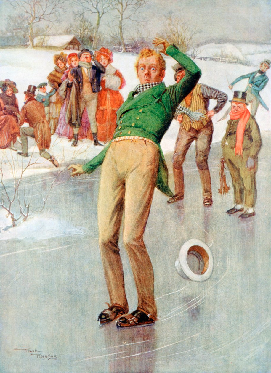 "Herra Winkle on the Ice", 1915. tekijältä Frank Reynolds