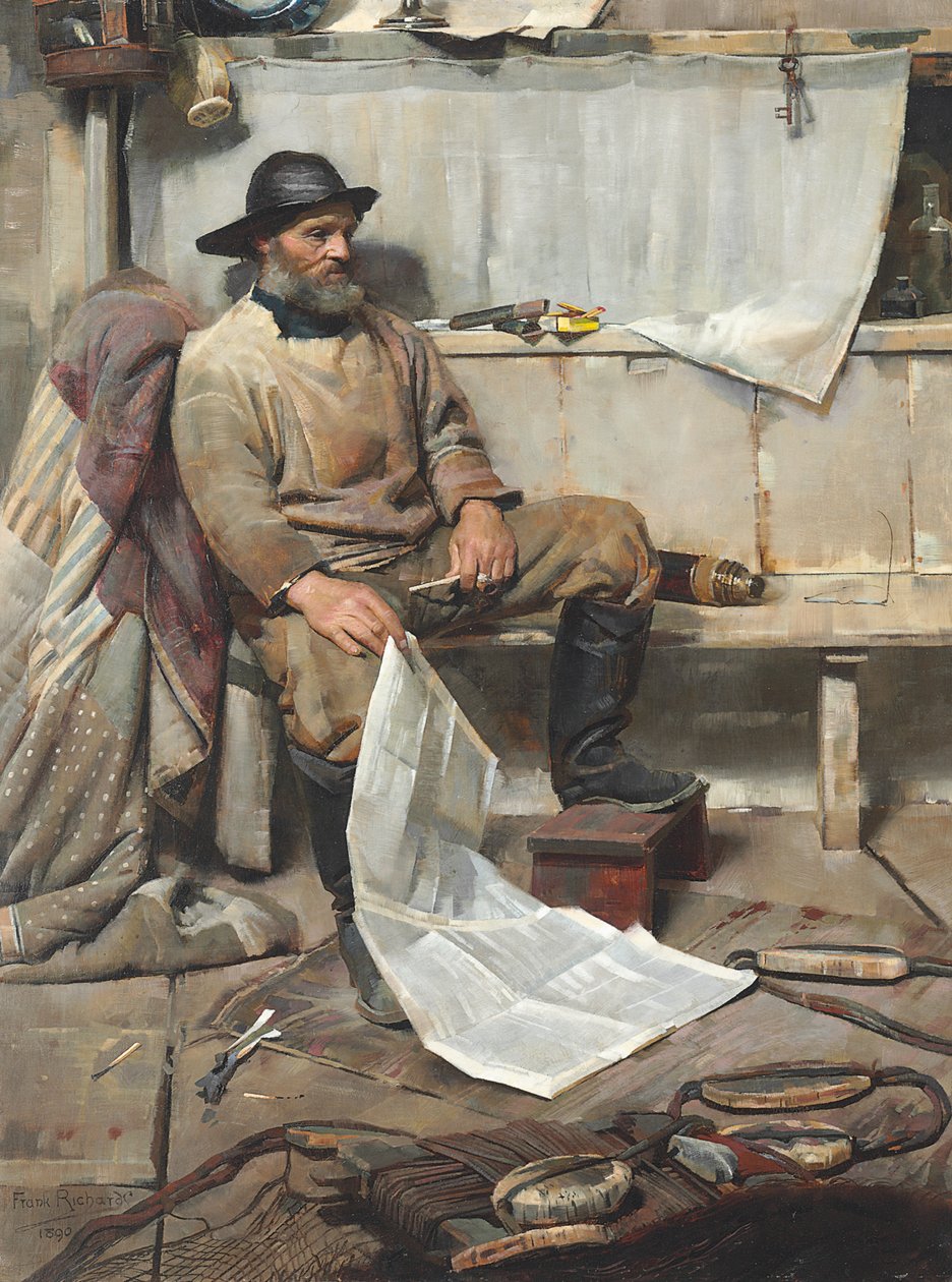 Kalastaja, 1890 tekijältä Frank Richards