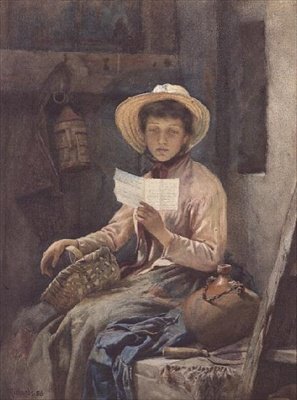 Rakkauskirje, 1886 (wc) tekijältä Frank Richards