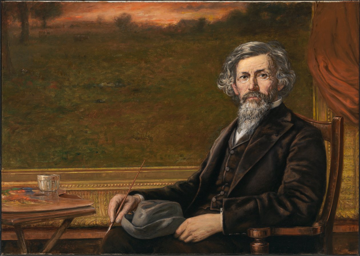 George Inness, c. 1890-1928. tekijältä Franklin C. Courter