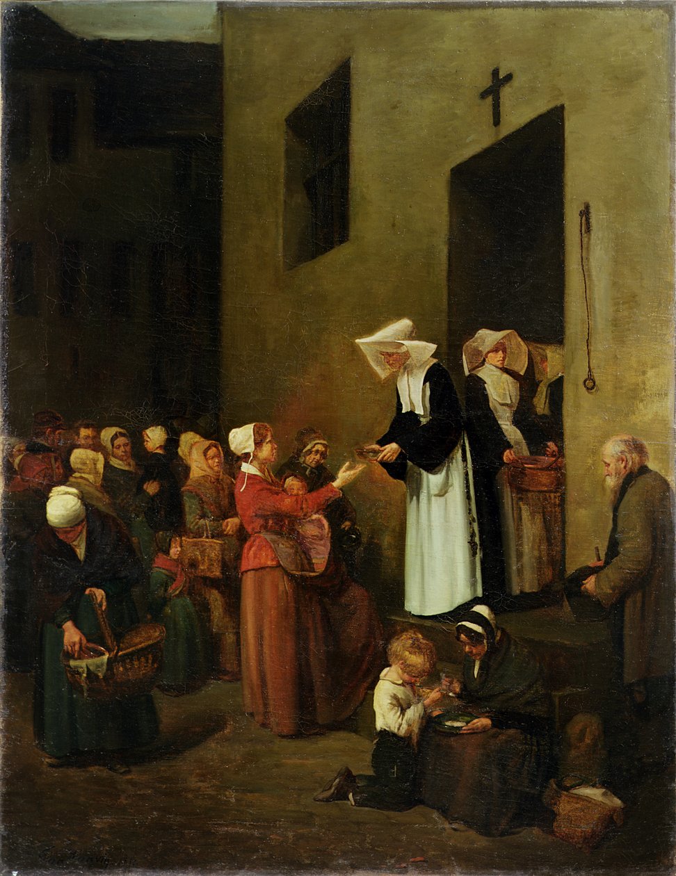 Hyväntekeväisyys, 1851 tekijältä François Bonvin