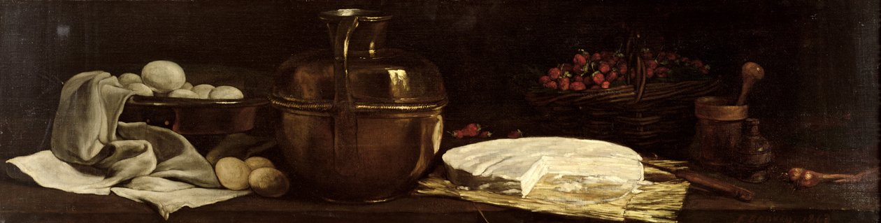 Asetelma Brien kanssa, 1863 tekijältä François Bonvin