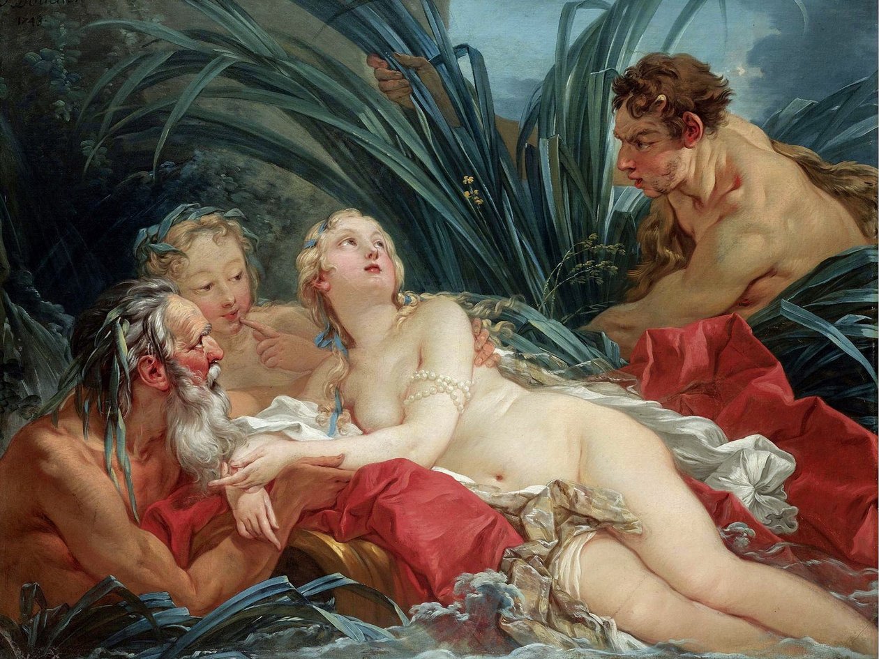 Pan ja Syrinx tekijältä François Boucher