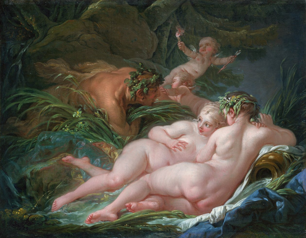 Pan ja Syrinx tekijältä François Boucher