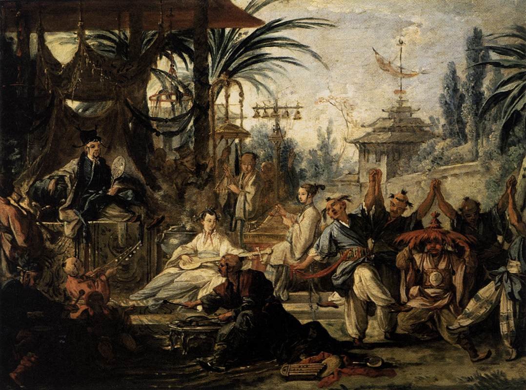 Kiinalainen tanssi tekijältä François Boucher