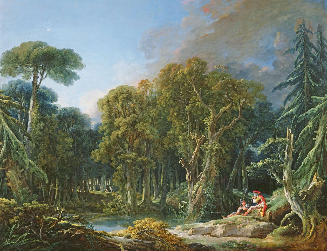 Metsä, 1740 tekijältä François Boucher