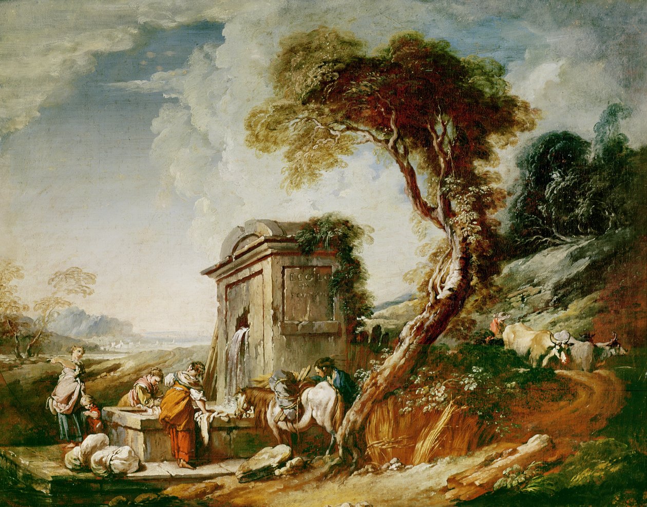 Pesijättäret, noin 1730 tekijältä François Boucher